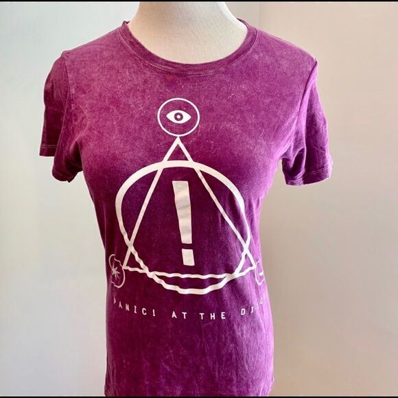 Panic at the Disco Purple Concert T-Shirt Sz M - Picture 2 of 6